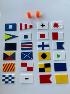 Pro racer 24 flag kit including additional buoys with magnets